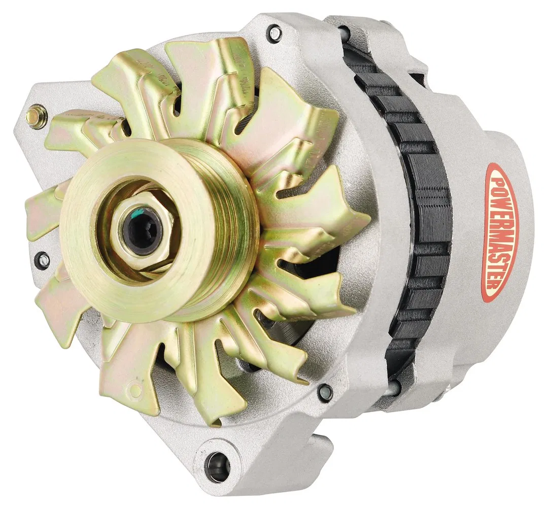 47861 – POWERMASTER Alternator/ Generator, Chevrolet/ GM CS130 Style 6 Groove Pulley 140 Amps Left Mount Natural
